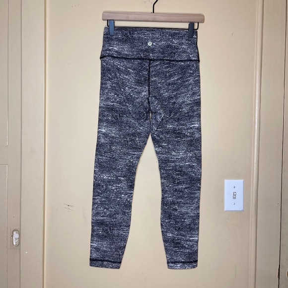 lululemon athletica Black and Gray Leggings - Picture 1 of 7